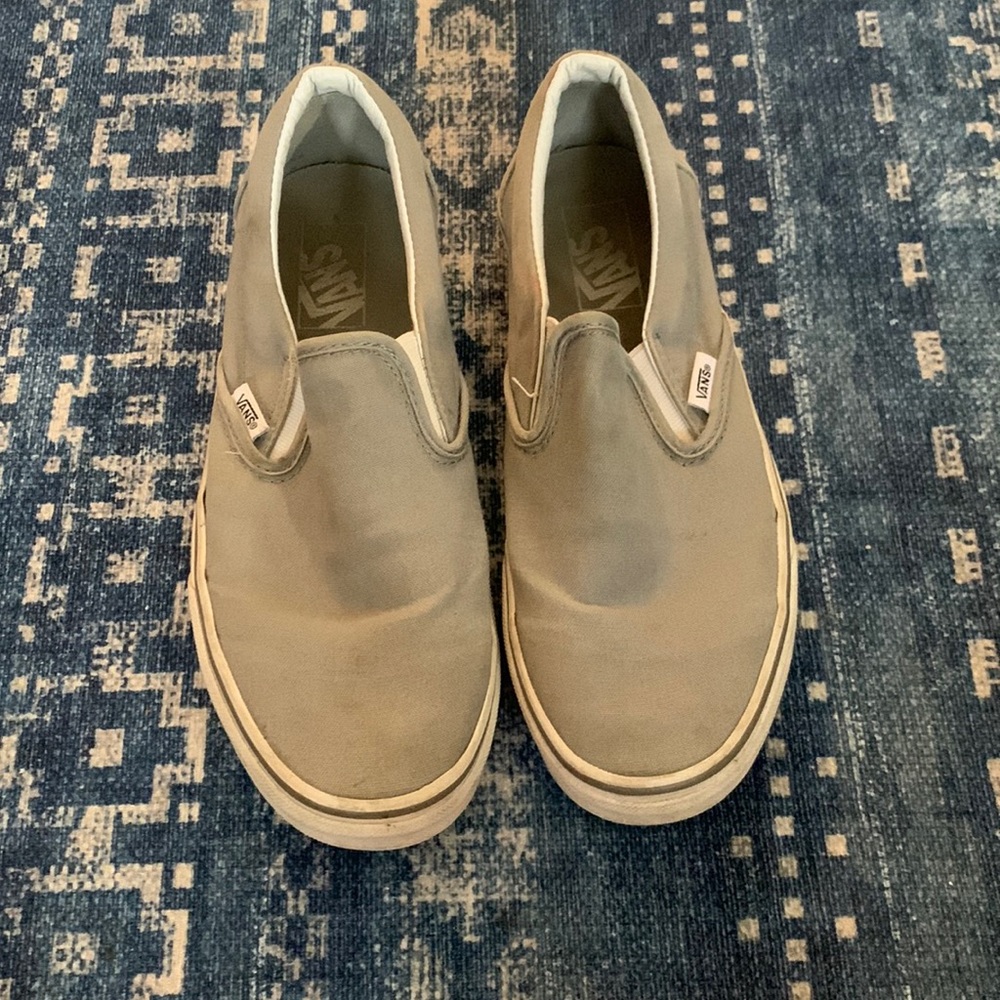Vans Classic Slip-On Men's Sneakers in Light Gray